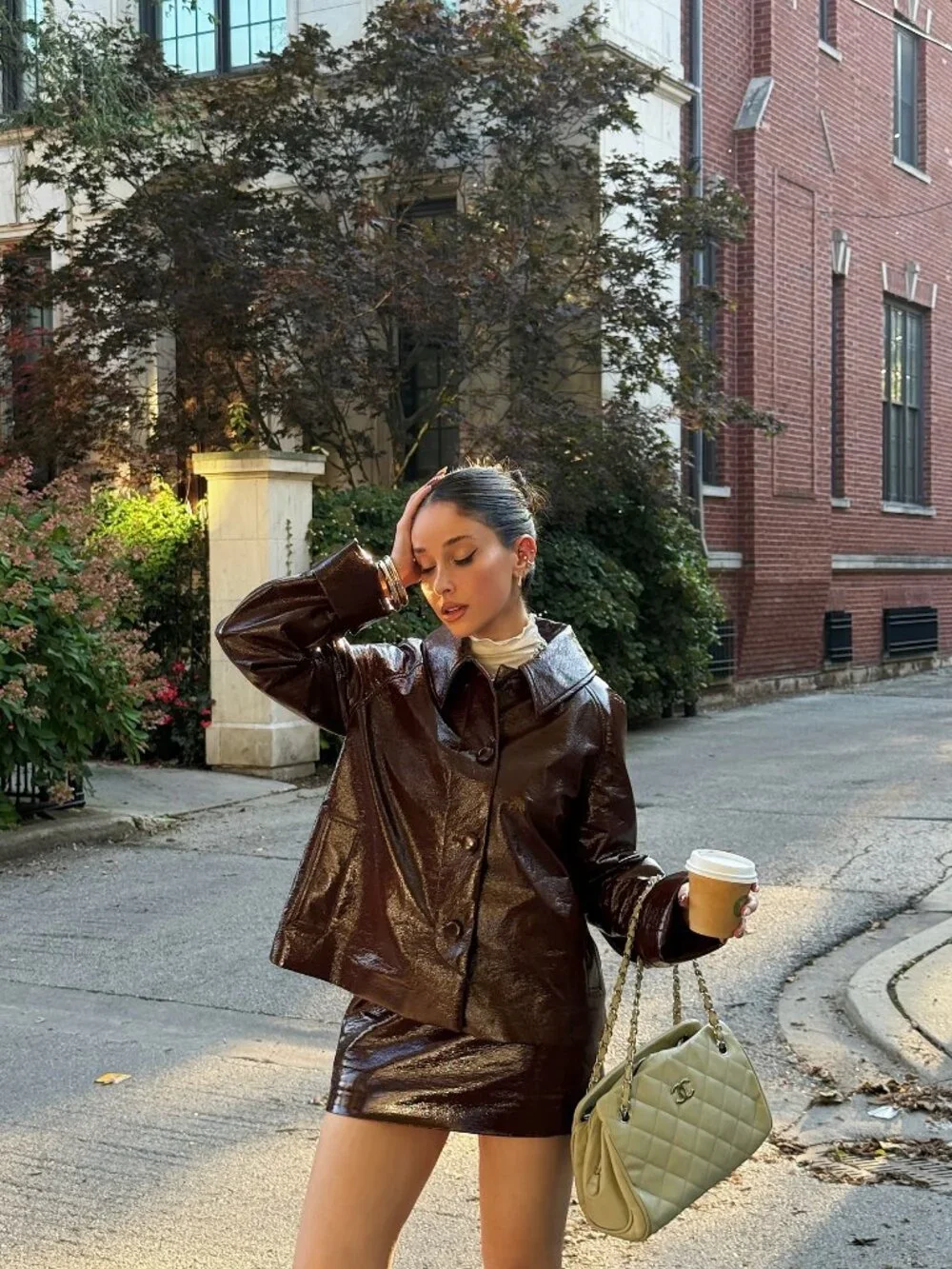 Sezane Robbin Jacket & Malia Skirt Matching Set - Picture 2 of 5